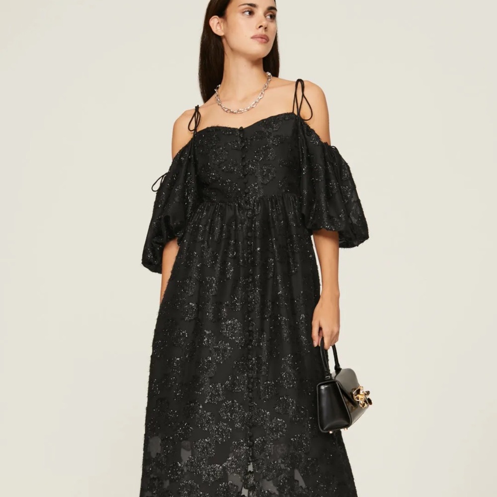 Whimsy Goth Hand Embellished Dress